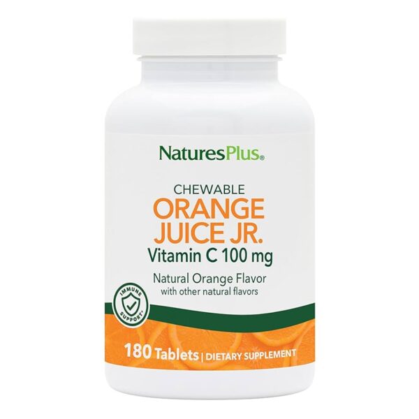 Natures Plus ^ORANGE JUICE JR 100 MG CHEWABLE 90