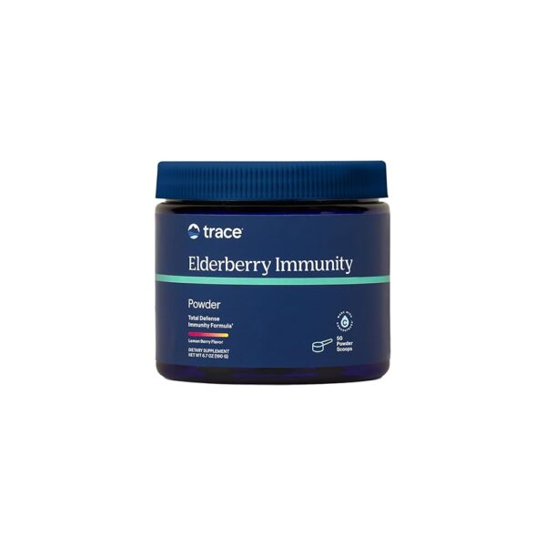 Trace Minerals Elderberry Immunity POWDER Lemon Berry