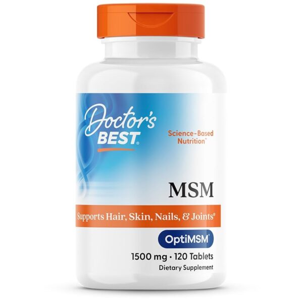 Doctor's Best MSM 1500mg with OptiMSM®