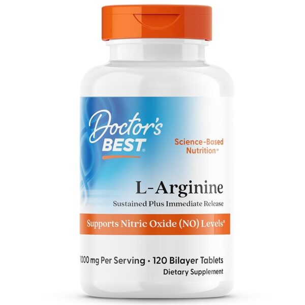 Doctor's Best L-Arginine, Sustained plus Immediate Release
