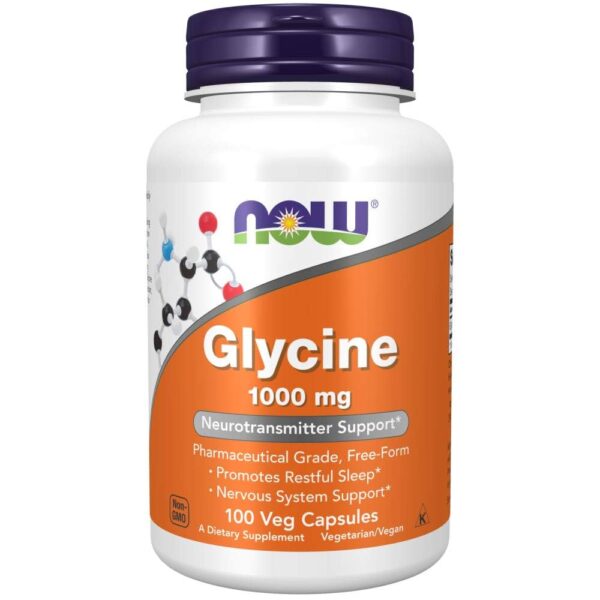 NOW Foods GLYCINE 1000mg 100 VCAPS