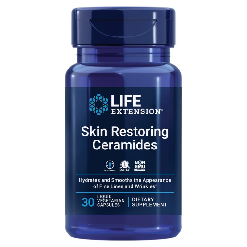 Life Extension Skin Restoring Ceramides 30 liquid vegetarian capsules