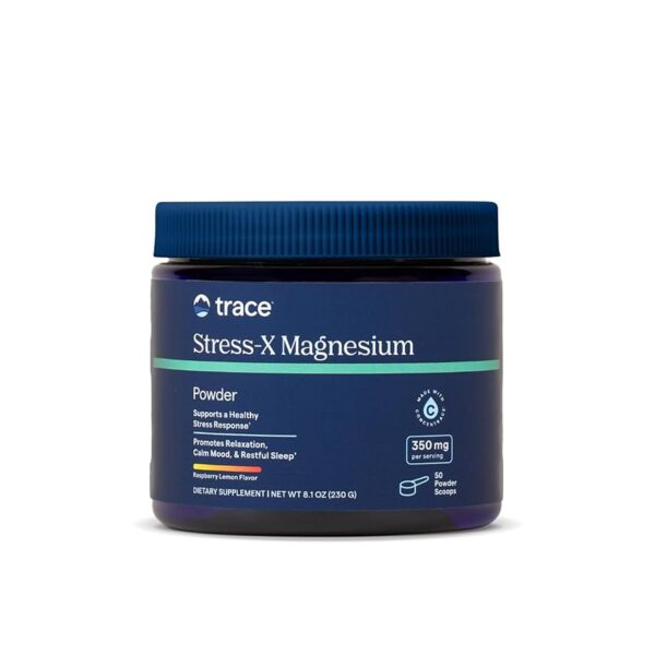 Trace Minerals Stress-X Magnesium POWDER Raspberry Lemon