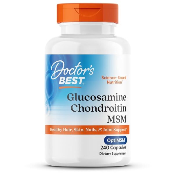Doctor's Best Glucosamine Chondroitin MSM with OptiMSM®
