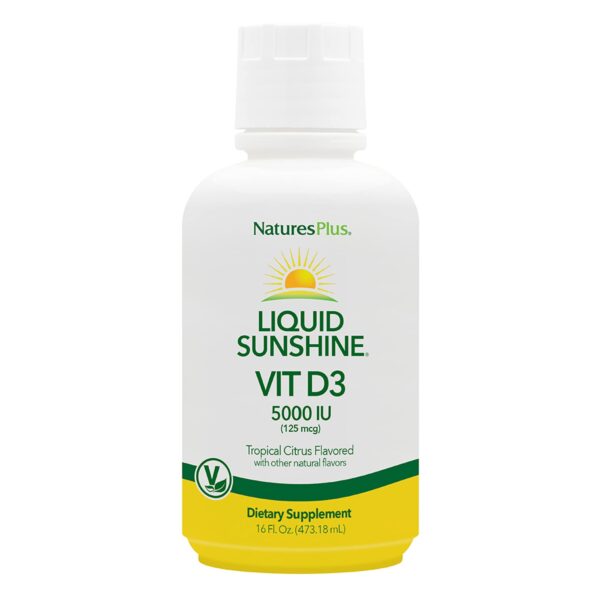 Natures Plus LIQ SUNSHINE VIT D3 5,000 IU 16 OZ