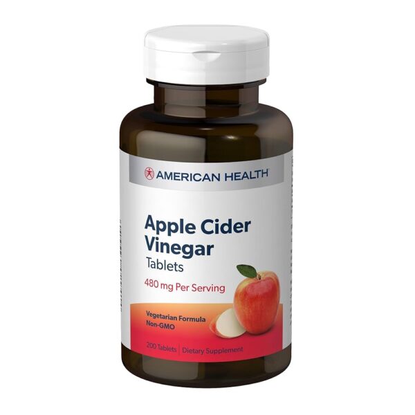 American Health Apple Cider Vinegar 480 mg Tablets
