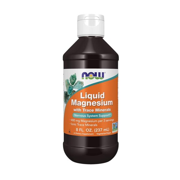 NOW Foods LIQUID MAGNESIUM/TRACE MINS 8 OZ