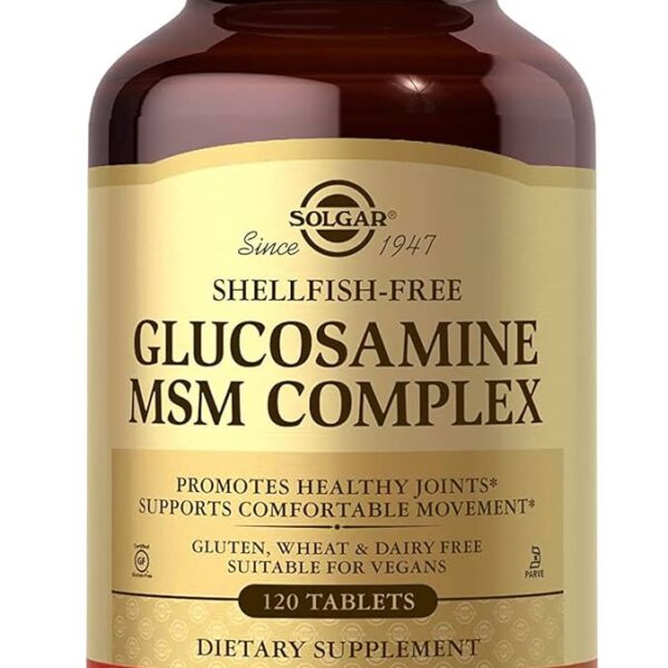 Solgar Glucosamine MSM Complex (Shellfish-Free) Tablets