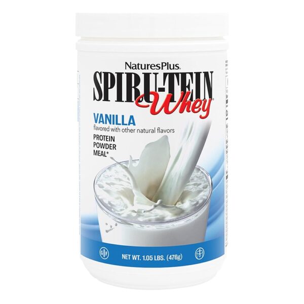 Natures Plus SPIRUTEIN WHEY VANILLA 1.05LB