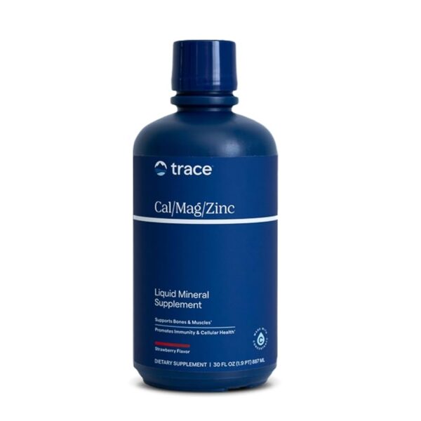 Trace Minerals Cal/Mag/Zinc LIQUID Strawberry