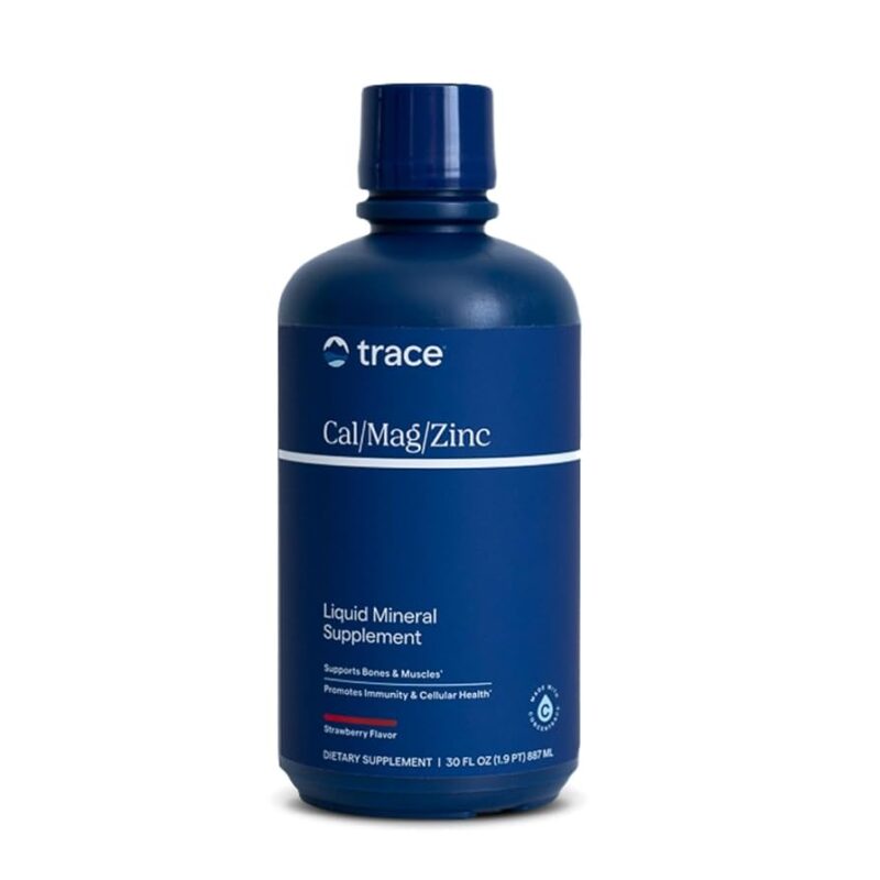 Trace Minerals Cal/Mag/Zinc LIQUID Strawberry