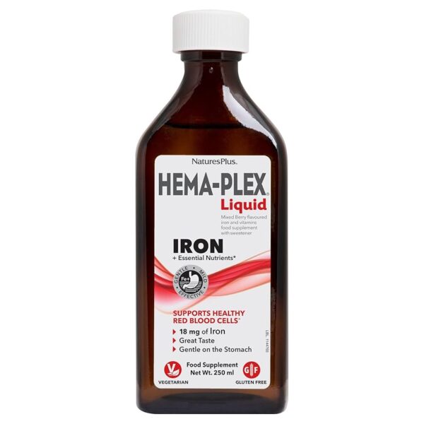 Natures Plus HEMA-PLEX LIQUID IRON 8.5 FL OZ