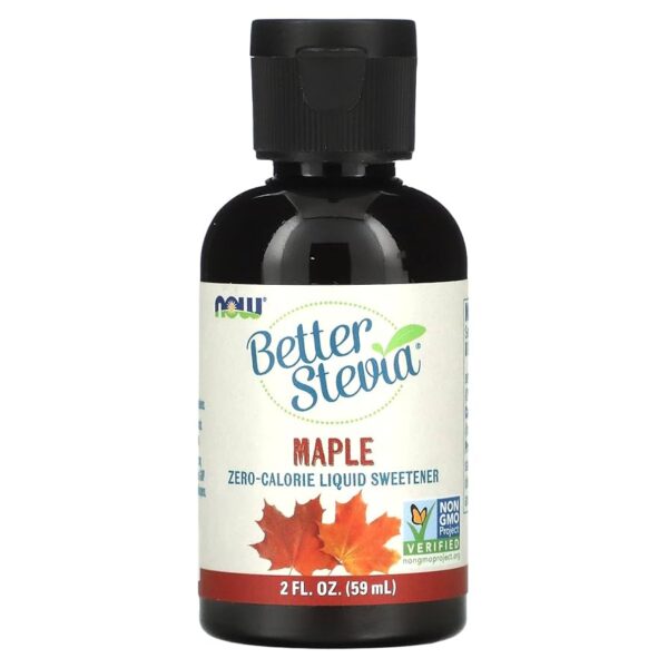 NOW Foods BETTER STEVIA LIQUID - MAPLE 2 OZ