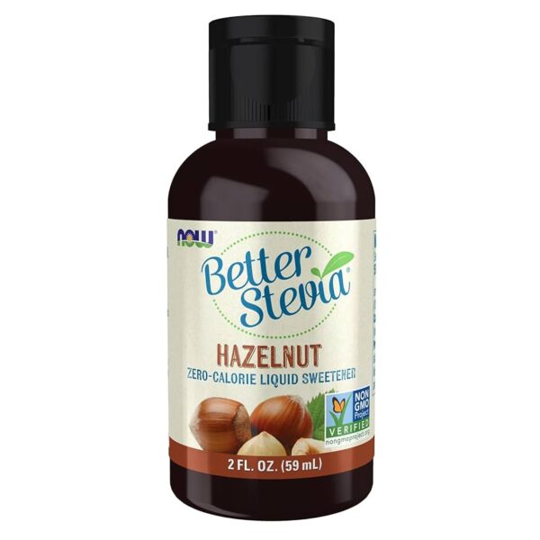 NOW Foods BETTER STEVIA HAZELNUT LIQ 2 OZ
