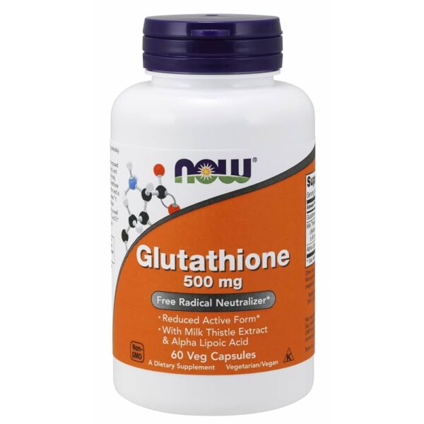 NOW Foods GLUTATHIONE 500mg 60 VCAPS