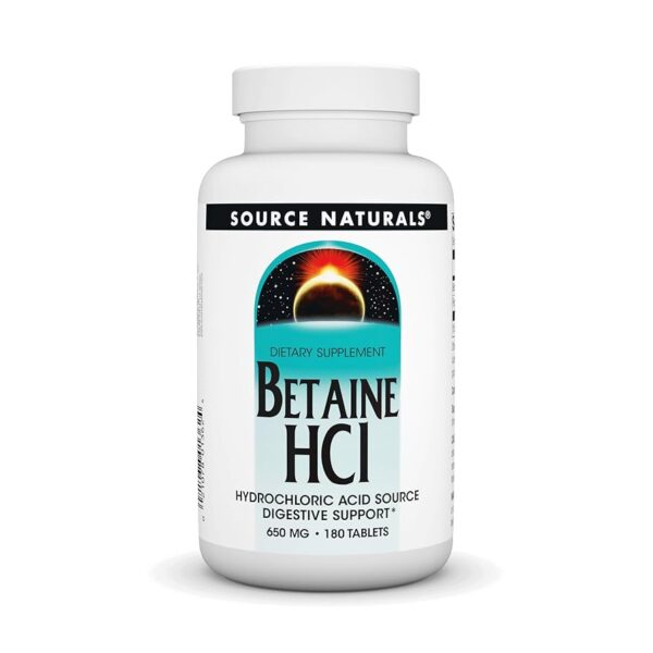 Source Naturals Betaine HCL 650 mg