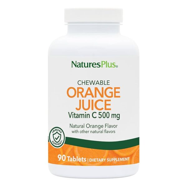 Natures Plus ORANGE JUICE C 500 MG CHEWABLE 180