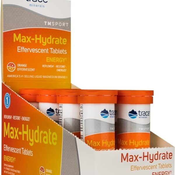 Trace Minerals Max-Hydrate Energy TABLET Orange