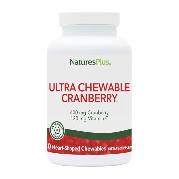 Natures Plus ULTRA CRANBERRY 400MG CHEWABLE 180