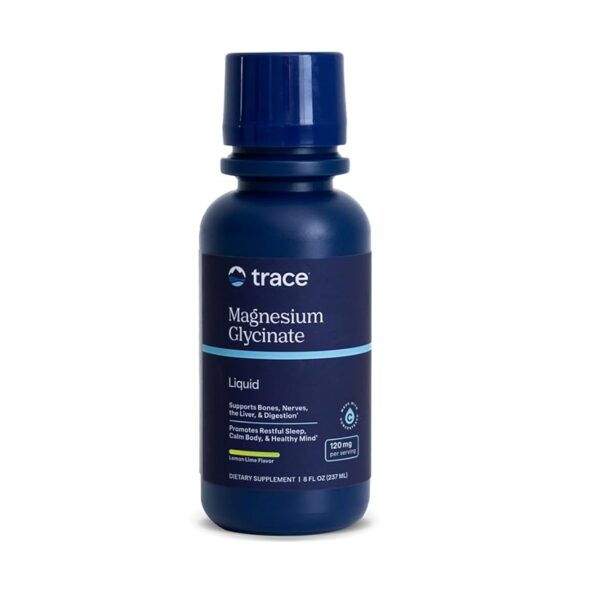 Trace Minerals Magnesium Glycinate LIQUID Lemon Lime