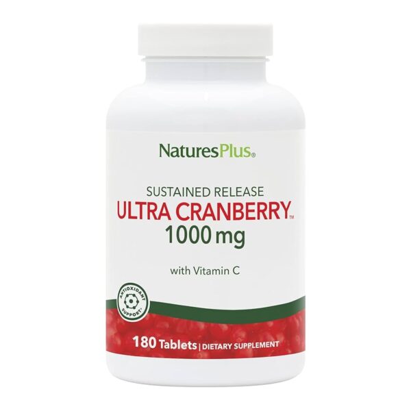 Natures Plus ULTRA CRANBERRY 1000 MG S/R TAB 180