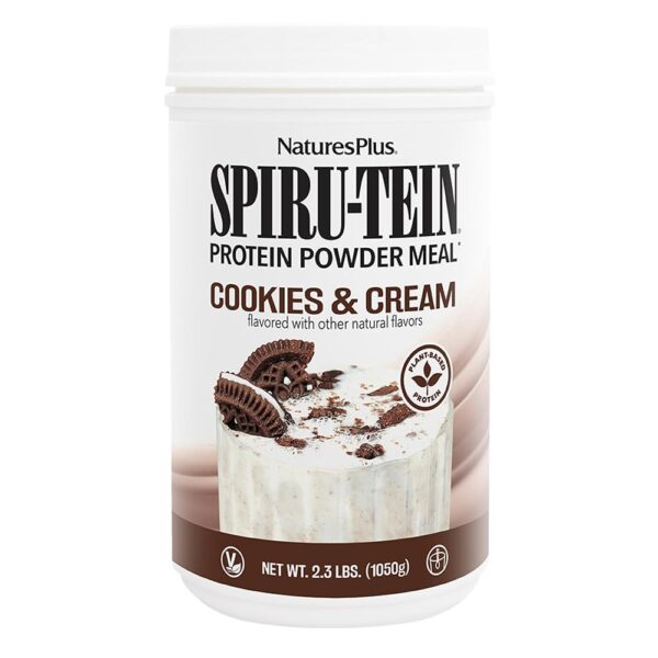 Natures Plus SPIRUTEIN COOKIES & CREAM 2.3 LB