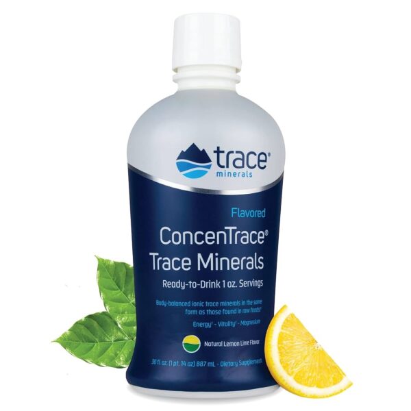 Trace Minerals ConcenTrace® Flavored Minerals LIQUID Lemon Lime