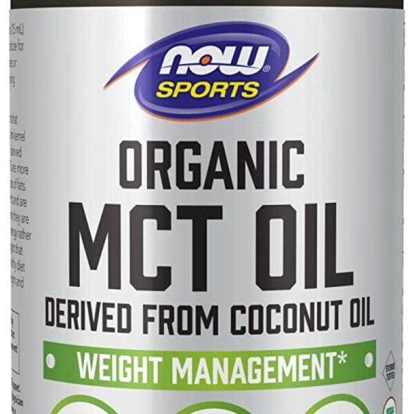 NOW Foods ORGANIC MCT OIL PURE 16 FL OZ