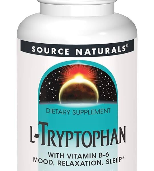 Source Naturals L-Tryptophan with Vitamin B-6 1000 mg