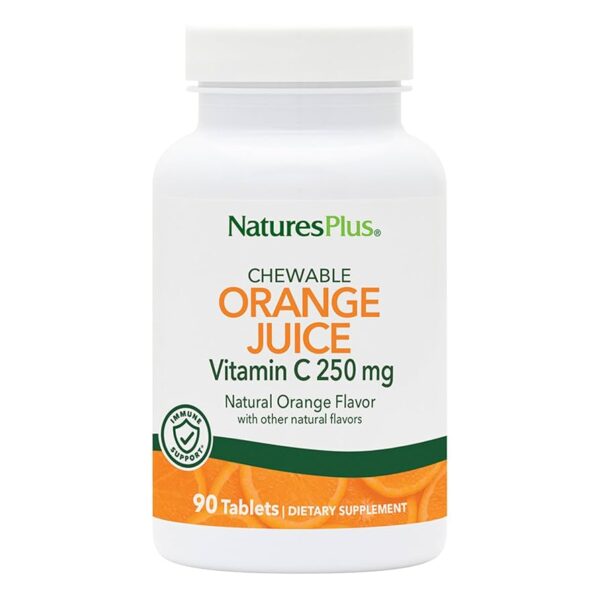 Natures Plus ORANGE JUICE C 250 MG CHEWABLE 90