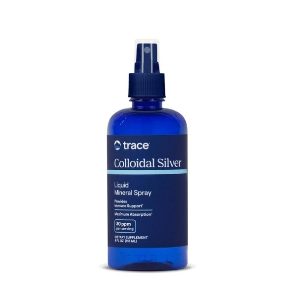 Trace Minerals Colloidal Silver LIQUID Unflavored