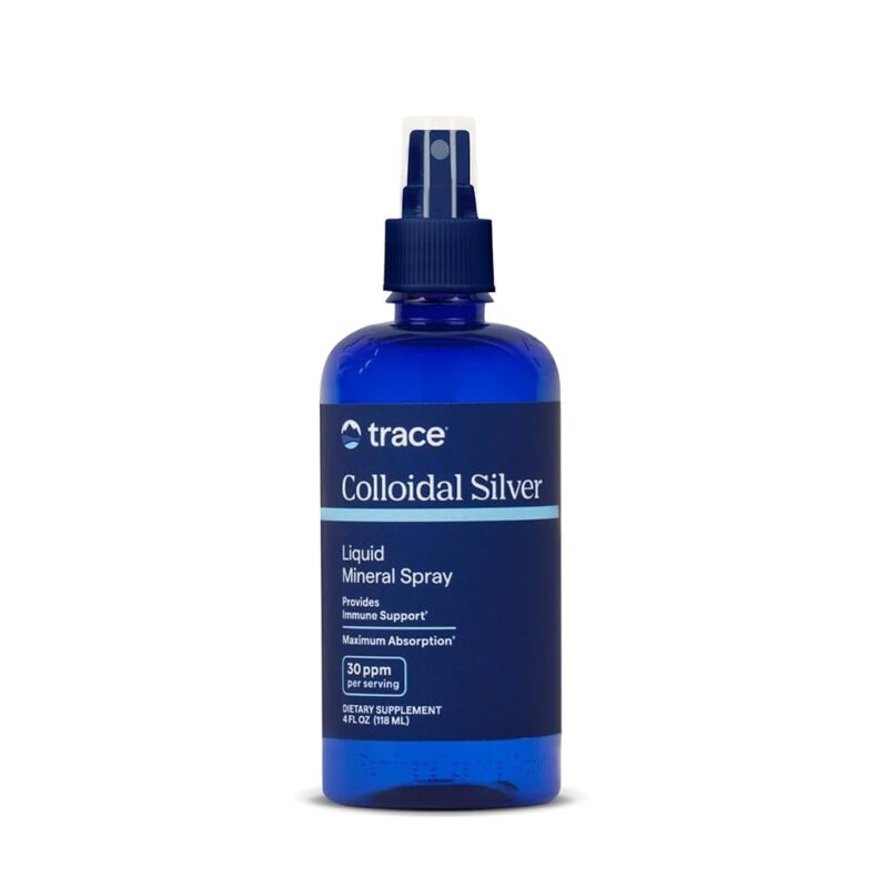 Trace Minerals Colloidal Silver Spray LIQUID Unflavored