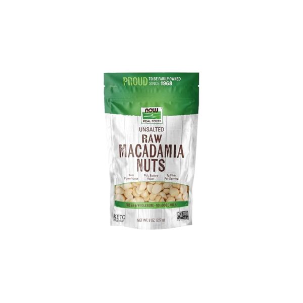 NOW Foods RAW MACADAMIA NUTS 8 OZ