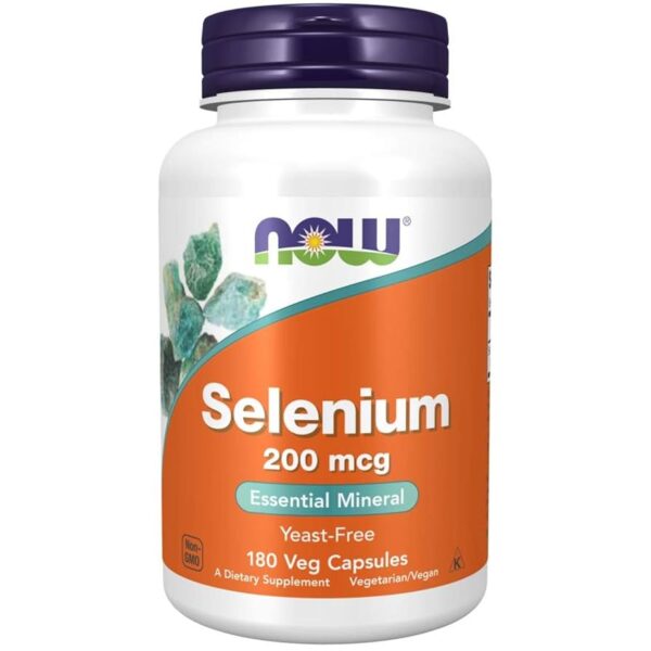 NOW Foods SELENIUM 200mcg 180 VCAPS