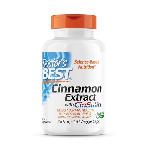 Doctor's Best Cinnamon Extract with CinSulin® 250mg