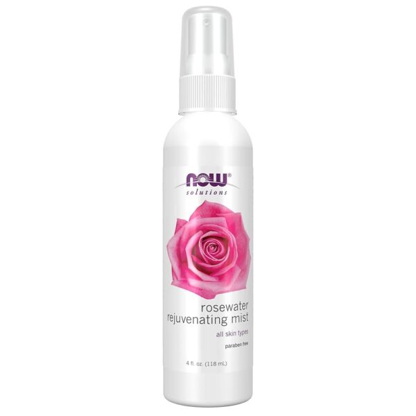NOW Foods ROSEWATER REJUVENATING SPRAY 4 OZ