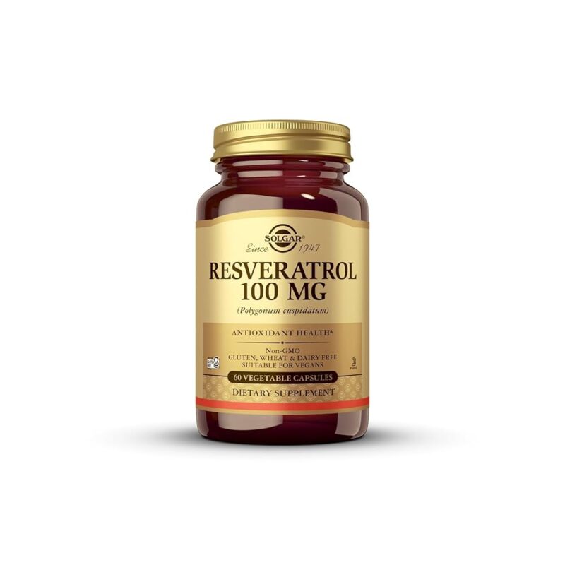 Solgar Resveratrol 100 mg Vegetable Capsules