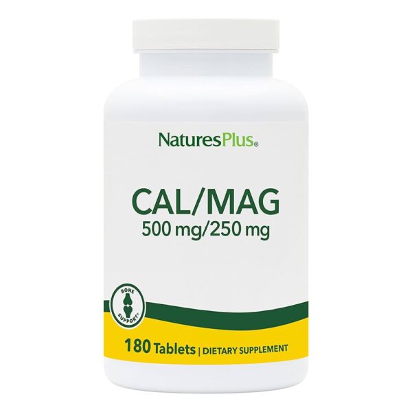Natures Plus CAL/MAG 500-250 MG TAB 180