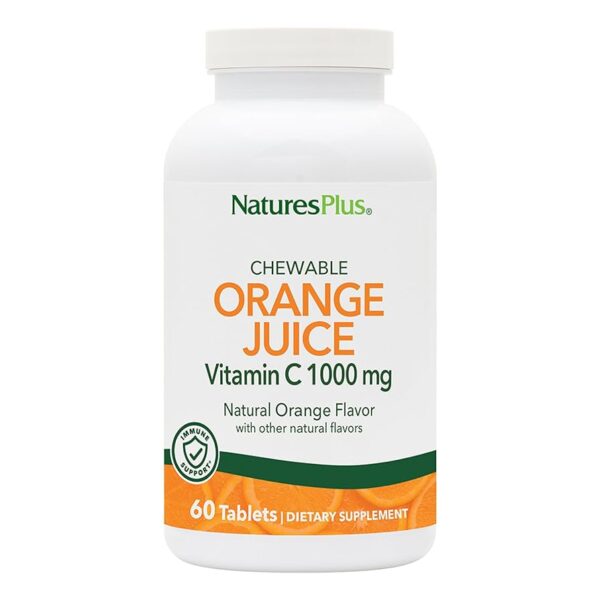 Natures Plus ORANGE JUICE C 1,000 MG CHEWABLE 60