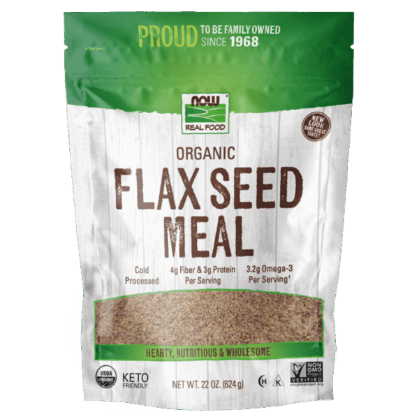 NOW Foods FLAX SEED MEAL ORG 12 OZ