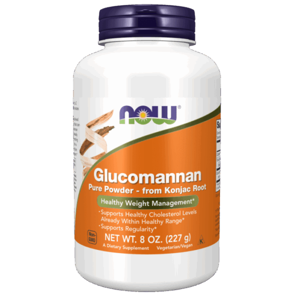 NOW Foods GLUCOMANNAN POWDER 8 OZ