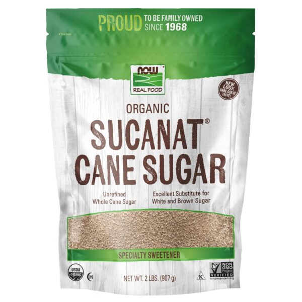 NOW Foods ORGANIC SUCANAT 2 LBS