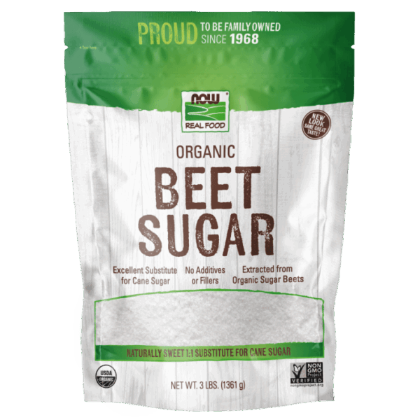 NOW Foods BEET SUGAR ORGANIC 3 LB