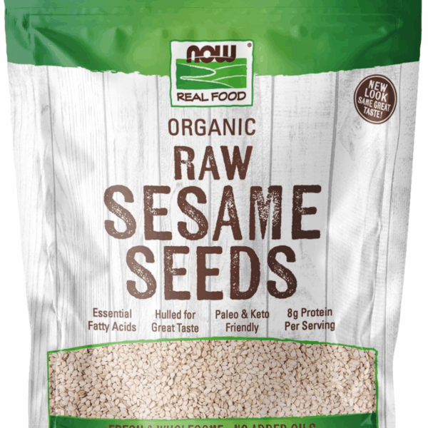 NOW Foods SESAME SEEDS HULLED ORG 1 LB