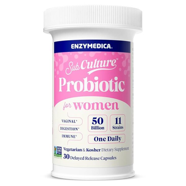 Enzymedica Subculture Probiotic for Women 30 caps