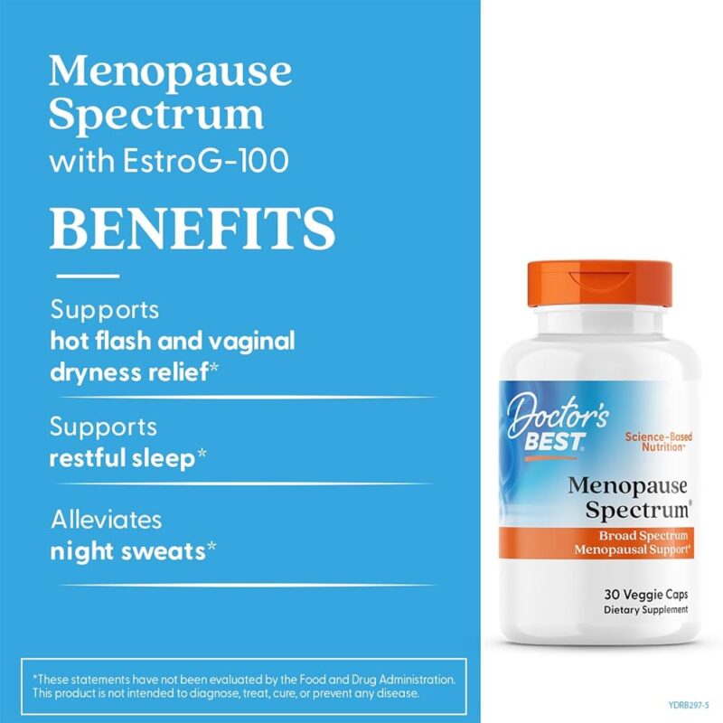 Doctor's Best Menopause Spectrum® with EstroG-100®