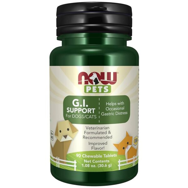 NOW Foods NOW PETS GI SUPPORT (PROBIOTIC) 90 LOZ