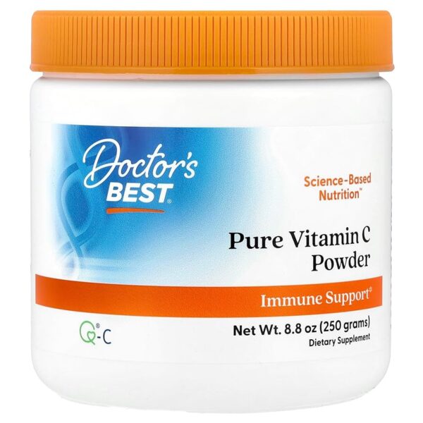 Doctor's Best Vitamin C Powder, Pure, with Q®-C