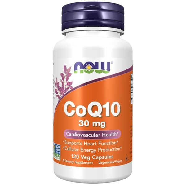 NOW Foods CoQ10 30mg 120 VCAPS