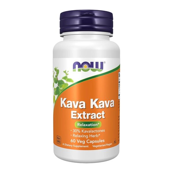 NOW Foods KAVA KAVA 250mg 30% 60 VCAPS